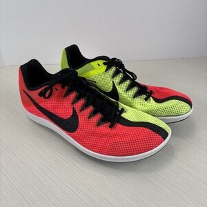 Nike Zoom Rival Distance DC8725-601 Red Volt Sneaker Shoes Men's Size 12.5